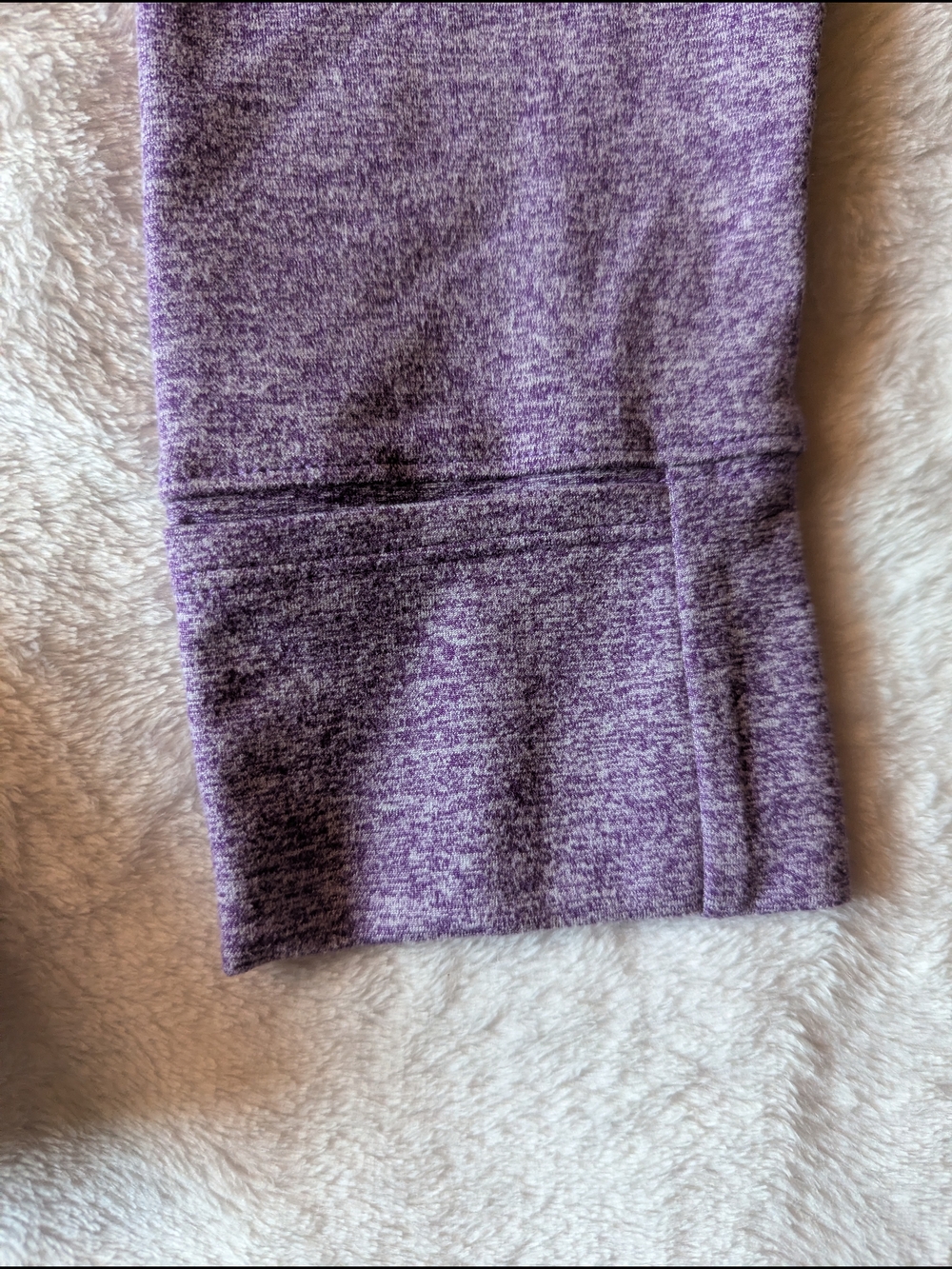 Duluth Trading Co Women's NOGA Plushcious Hoodie Heather Purple - Picture 5 of 9